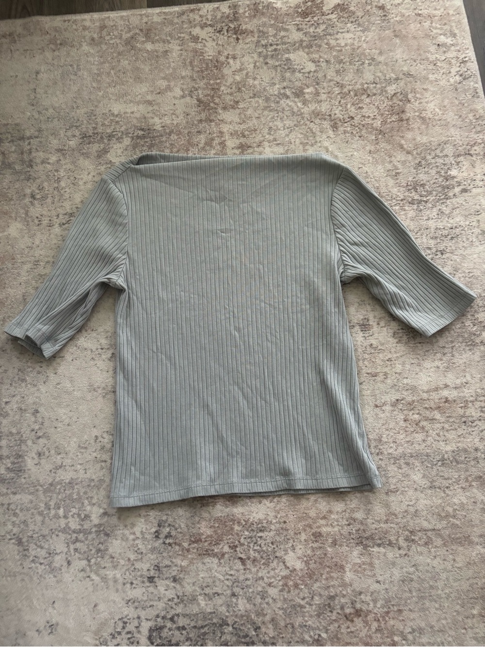GAP Ribbed Boatneck Tee in Sage